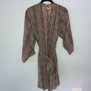 JOSIE Y2K Leopard Print Night Gown Medium